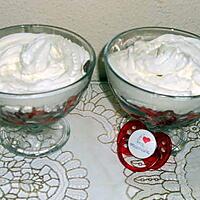 recette Fraise au sucre-grenadine-chantilly