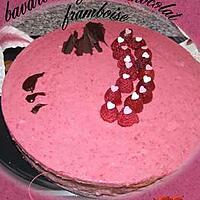 recette bavarois fraise chocolat framboise