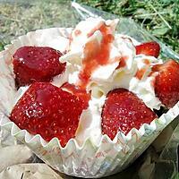 recette Cupcakes de fraises et chantilly