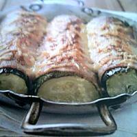recette Canellonis de courgettes gratinés au jambon