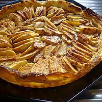 recette Tarte aux pommes , pate feuillettée