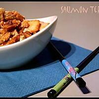recette ** Saumon laqué à la Sauce teriyaki ( ou terriyaki) qui permet aussi de réaliser des brochettes yakitori**