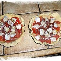 recette Tartelettes tomates/chèvre et petits soufflés au fromage
