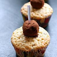 recette Cupcakes à la truffe au chocolat