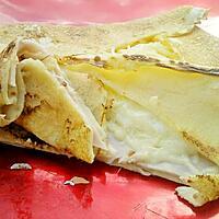 recette Crépes au jambon de dinde et fromage