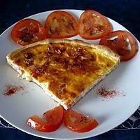 recette Quiche tomates/lardons de volaille