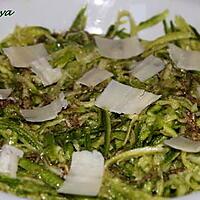 recette salade de courgettes crues à la noix de muscade