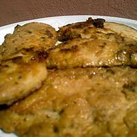 recette Escalopes de poulet marinées