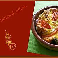 recette flan aux tomates & olives