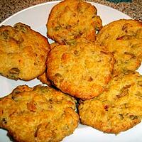 recette Cookies thon et olives vertes