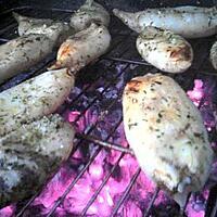 recette Calamars mariné au barbecue