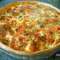 recette Quiche aux tomates et fromage de chèvre de Mathilde