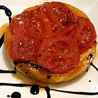 recette mini tarte tatin à la tomate
