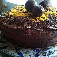 recette Gâteau chocolat à la mousse chocolat-orange