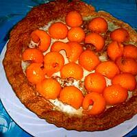 recette tarte mousseuse au melon et a la menthe
