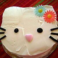 recette Gâteau d'anniversaire - Hello Kitty