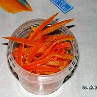 recette Ecorces d'orange confites