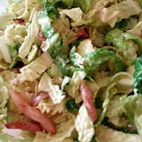 recette Salade de choux vert aux lardons