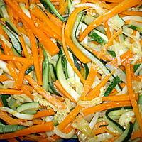 recette Julienne carottes-courgettes
