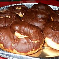 recette Sablés à la ganache au chocolat.... en forme de " Donuts.....