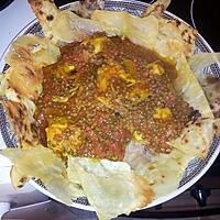 recette Sael r'fissa (plat marocain) poulet/lentilles