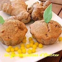 recette Muffins au gingembre confit