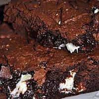 recette LE brownie aux 3 chocolats