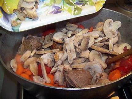 Recette de Saut de veau chasseur