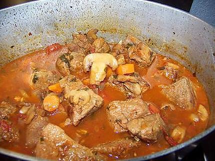 Recette de Saut de veau chasseur