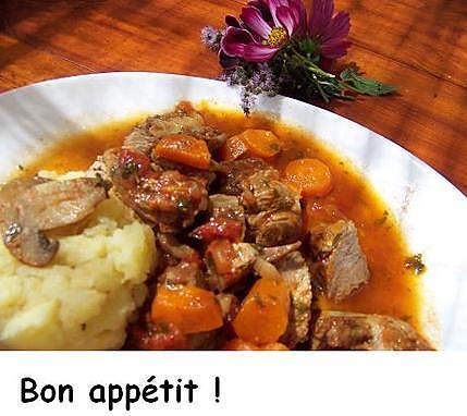 Recette de Saut de veau chasseur