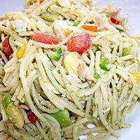 recette Salade de spaghetti aux légumes