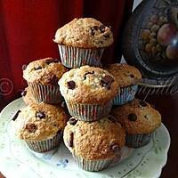 recette Muffins aux bananes et pépites de chocolat (2)