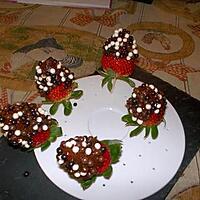 recette fraises au chocolat