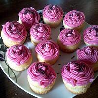 recette Cupcake Amandes et crème vanillée