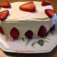 recette Gâteau mousse aux fraises