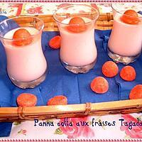 recette Panna cotta aux fraises Tagada ®