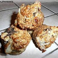 recette Muffins au Gorgonzola, aux poires & aux noix