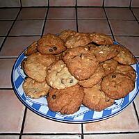 recette Cookies aux  2 chocolats