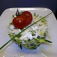 recette salade de courgettes au chevre