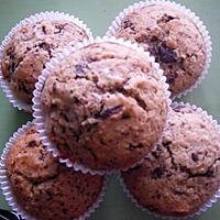 recette muffins miel et pépites de chocolat