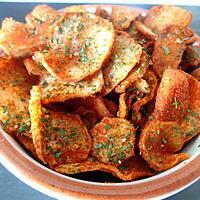 recette chips de topinambours au parpika ou curry