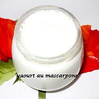 recette yaourt au mascarpone