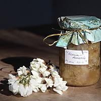 recette Confiture de fleurs d'acacia aux amandes