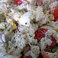 recette salade de riz à la mayonnaise