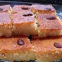 recette Gateau a base d'amandes et de semoule,(Chamia Marocaine)