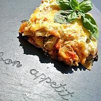 recette Lasagnes aux légumes du soleil et basilic à la créme de parmesan