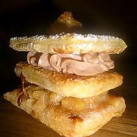 recette Mille feuille pomme, carambar