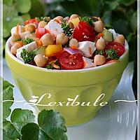 recette Salade de pois chiche à la grecque