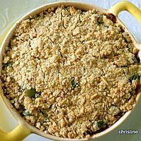 recette Crumble butternut-patate douce