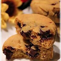 recette Biscuits à la citrouille et aux pépites de chocolat